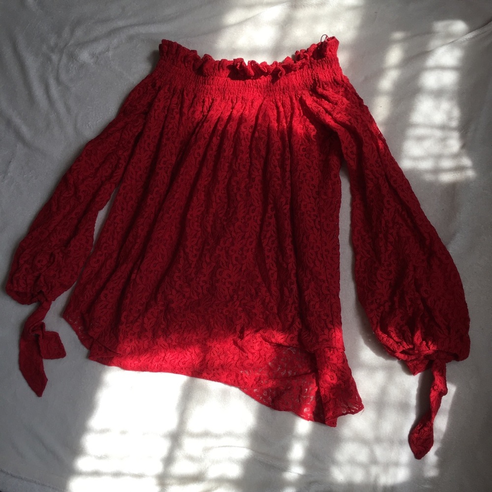 Caroline Constas Off the Shoulder Lou Top